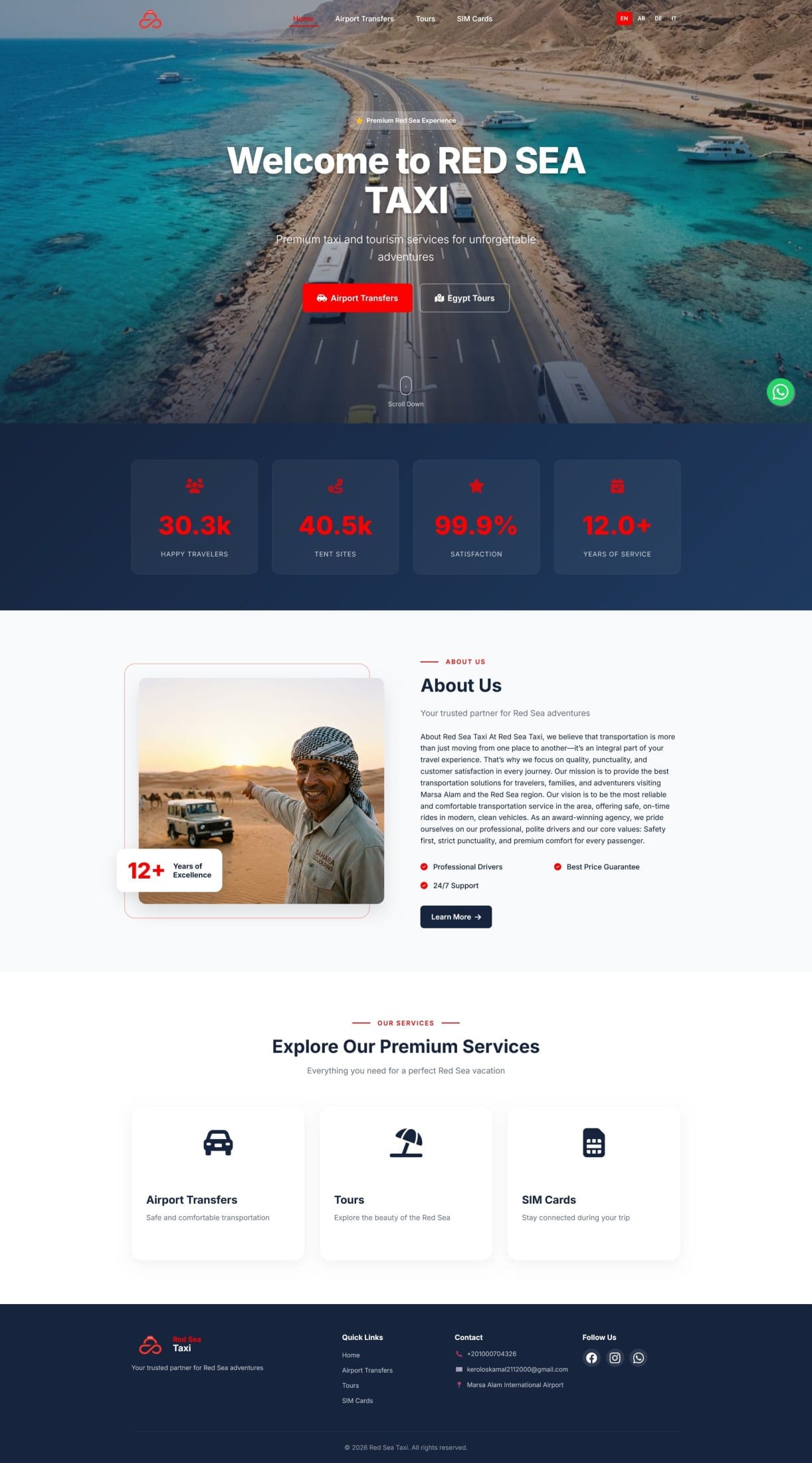 موقع Red Sea Marsa Alam Taxi