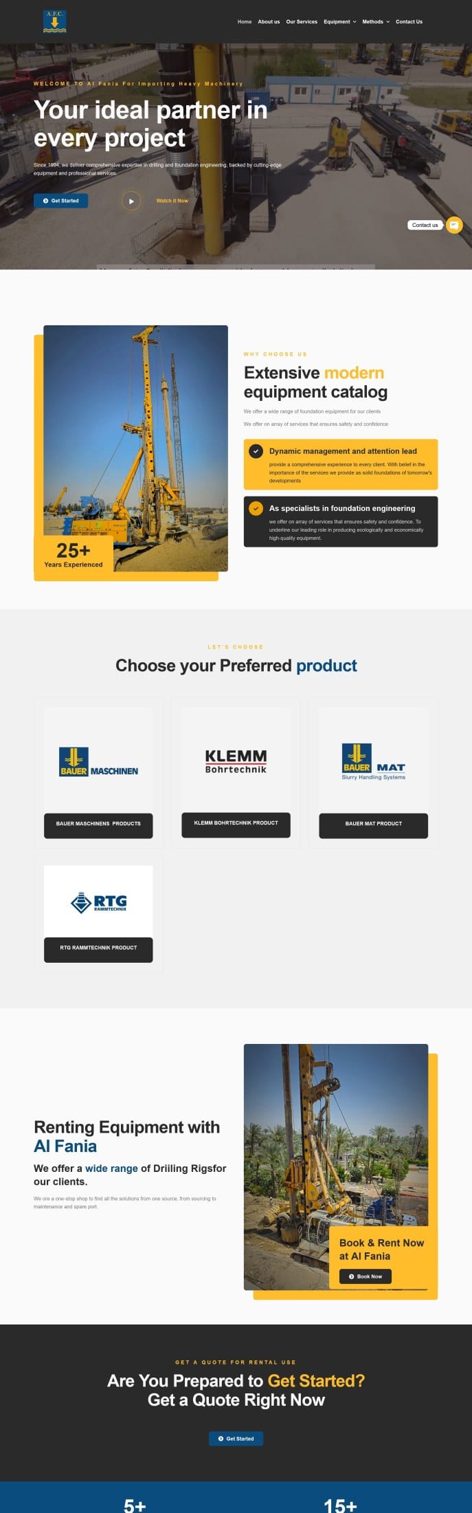 Al Fania For Importing Heavy Machinery