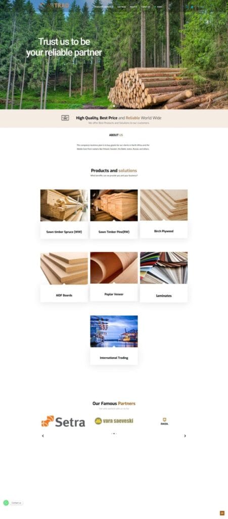 موقع شركة GH Trading