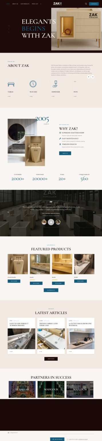 ZAK Porcelain